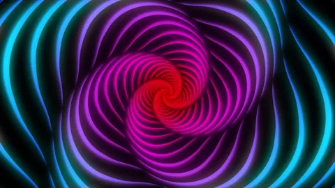 Unique rotating pattern motion background animation with attractive colors. Stock Footage 305384303