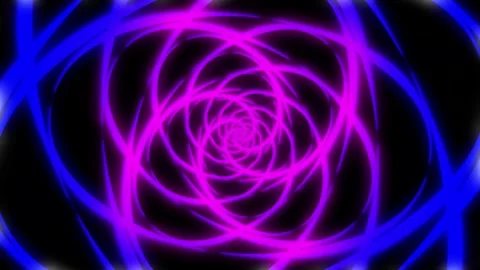Unique rotating pattern motion background animation with attractive colors. Stock Footage 305384621