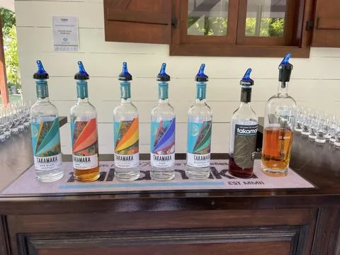 Unique rum of Seychelles Stock Photos