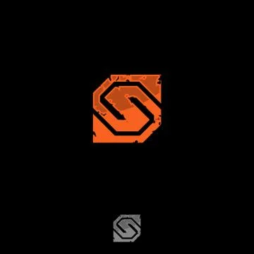 Unique S Logo Gaming Stock Illustration