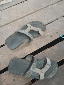 Unique sandals 스톡 사진
