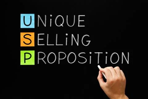 Unique Selling Proposition 스톡 사진