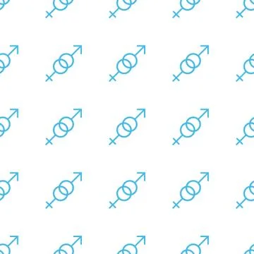 Unique Sex seamless pattern Illustrazione stock