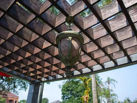 Unique shape of the lamp Foto stock