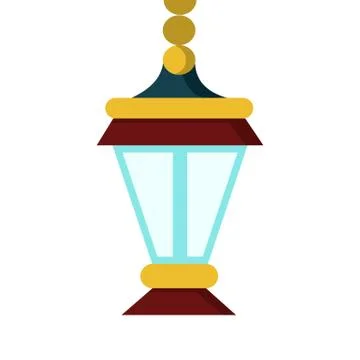 Unique Shape Lantern Illustration Design Stock Illustration