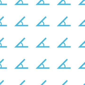 Unique Sign of the angle seamless pattern Illustrazione stock