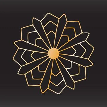 Unique snowflake christmas vector design for brochure banner card sticker Stock Illustration