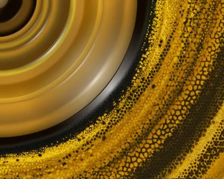 Unique special Effect Abstract Beige Planetary Creation Stock Illustration