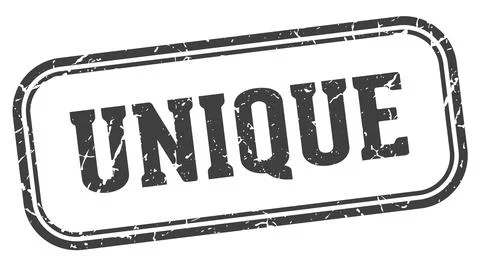 Unique stamp. unique rectangular stamp on white background Stock Illustration