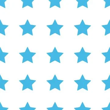 Unique Star seamless pattern Illustrazione stock