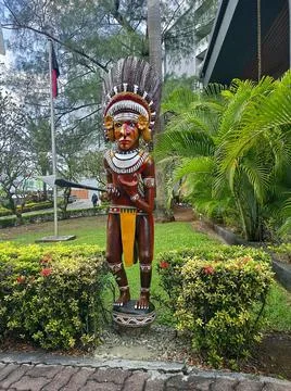 Unique statue Stockfoto's