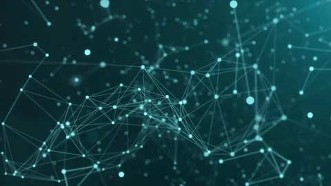 Unique stylish plexus Network animation connected dots  motion background Stock Footage 80021148