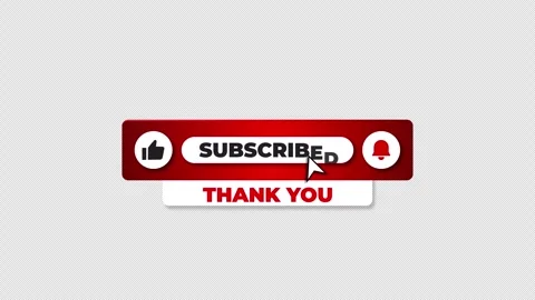 Unique Subscribe Button Animation Stock Footage 272744433