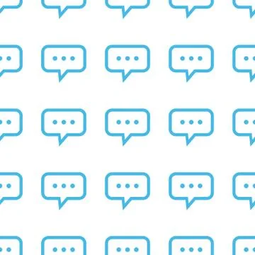 Unique Talk seamless pattern 스톡 일러스트