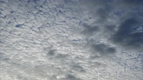 Unique Time Lapse of Clouds Bubbles in the Morning Stock Footage 231653973