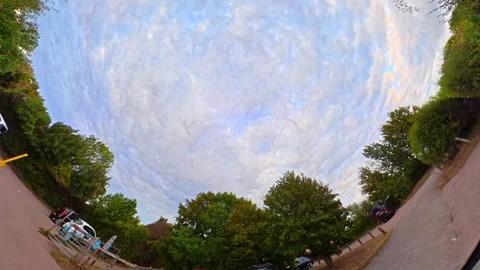 Unique Time Lapse Footage of British Road Travel on Car Stock Footage 344752158