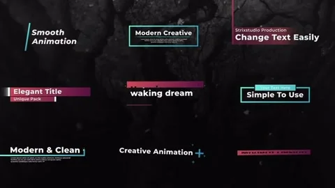 Unique Title After Effects素材