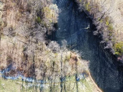 Unique Top-Down Pond Stock Photos