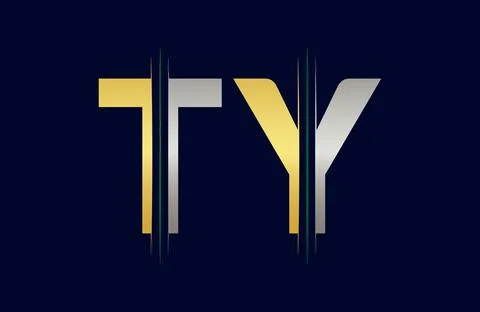 Unique TY letter logo Icon vector template. Stock Illustration