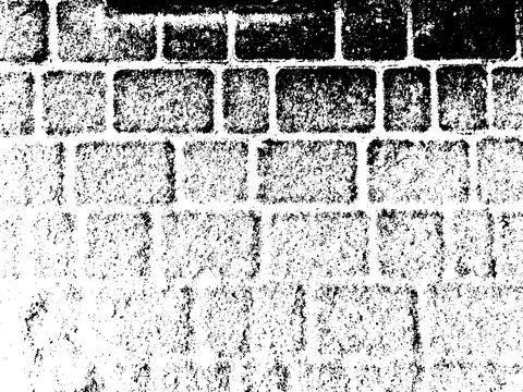 Unique vector grunge texture of paving slabs covered with snow イラスト素材