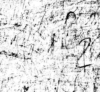 Unique vector grunge texture of rough old scratched school board Illustration