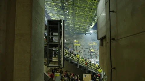 Unique view in dortmund Stock Footage 77028803