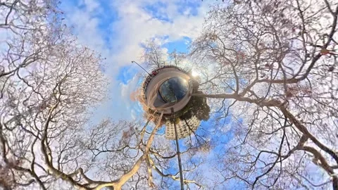 Unique View of Urban Drive Through Streets of Capital London City Stock Footage 328567918