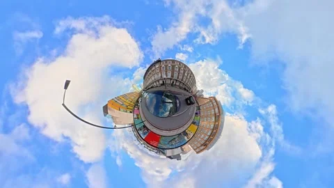 Unique View of Urban Drive Through Streets of Capital London City Stock Footage 328618294