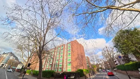 Unique View of Urban Drive Through Streets of Capital London City Stock Footage 329455342
