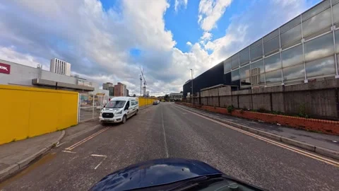Unique View of Urban Drive Through Streets of Capital London City Stock Footage 329741200