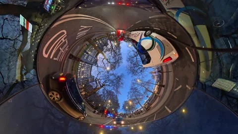 Unique View of Urban Drive Through Streets of Capital London City Stock Footage 329742178