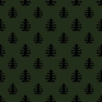 Unique watercolor pattern featuring leaves for textile and packaging design Stock Illustration