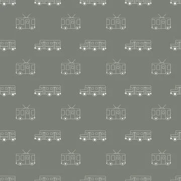 Unique watercolor pattern featuring vintage cars with a baby theme on a sub.. Stock Illustration