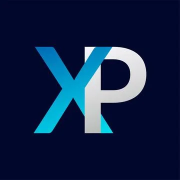 Unique XP letter logo Icon vector template. Stock Illustration