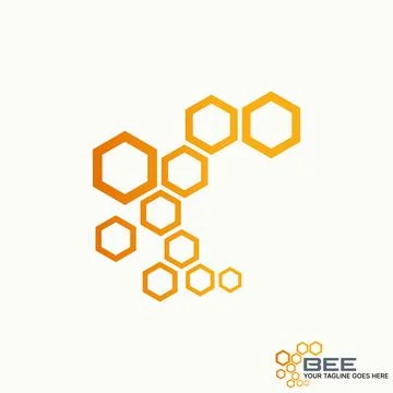 Unique zoom small to big many bee house. Related to animal or precision Stock Illustration