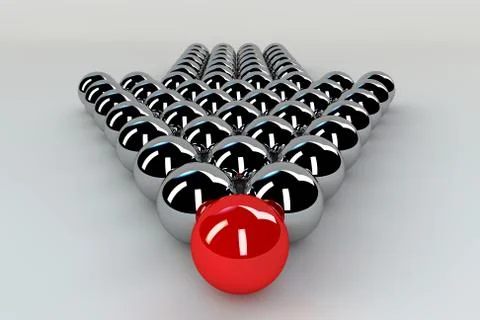 Unique/leadership concept Stock Illustration