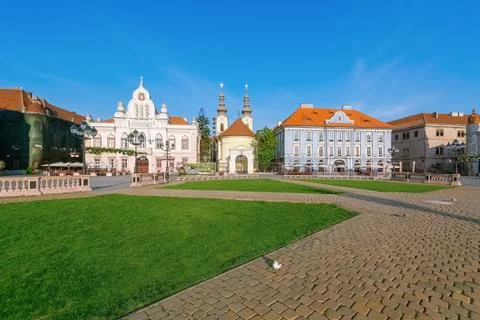 Unirii Square in Timisoara Stock Photos