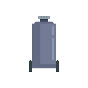 Unit air compressor icon flat isolated Stock Illustration