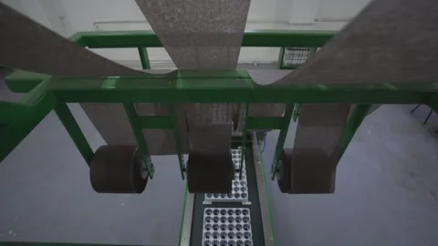 Unit for automatic seeds of greens Stock Footage 254185879