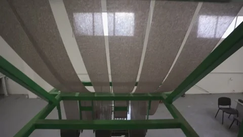 Unit for automatic seeds of greens Stock Footage 254187815