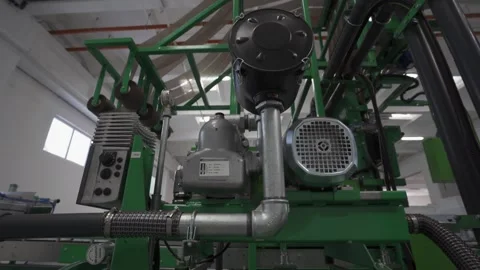 Unit for automatic seeds of greens Stock Footage 254189074