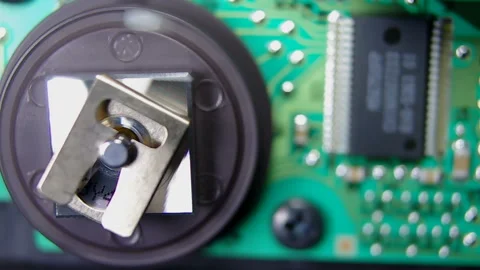 The unit of the laser in the printer close up Stock Footage 85720603