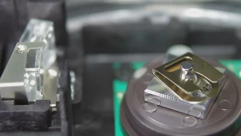 The unit of the laser in the printer close up (side view) Stock Footage 85720496