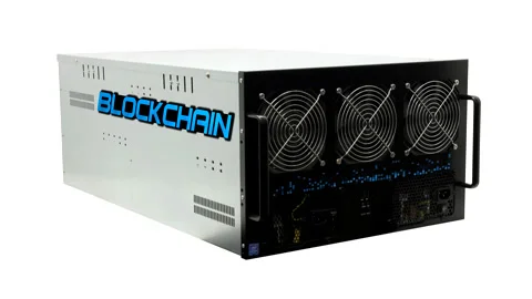 Unit mining farms  on white background Stock Footage 141639110