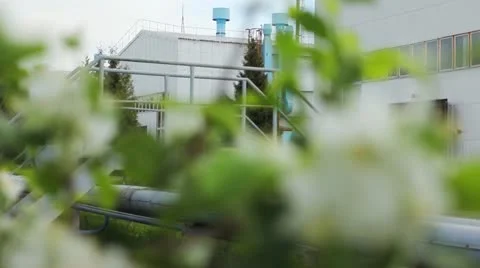 Unit Of Station Engine And Blossom Stock Footage 11298839