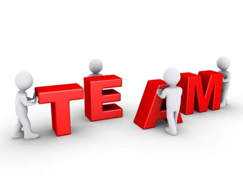 Unite as a team Illustrazione stock