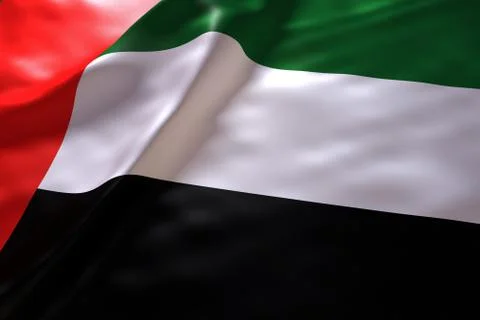 United Arab Emirates flag background Stock-Illustration