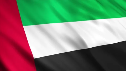United Arab Emirates Flag Stock Footage 249034866