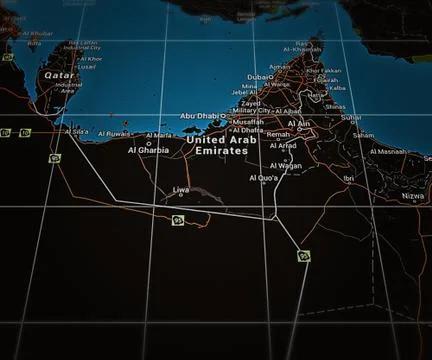 United arab emirates Stock Illustration