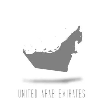 United Arab Emirates Stock Illustration